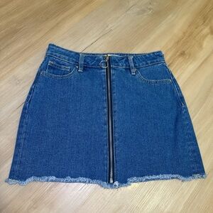 Pacsun denim Jean Skirt size 24 100% cotton